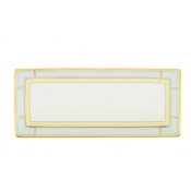Ginori Diva Celeste Rectangular Tray - 11.2"